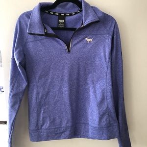 Purple PINK Quarter Zip